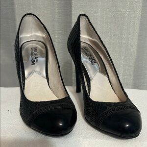 Michael Kors Black Patent Leather Heels